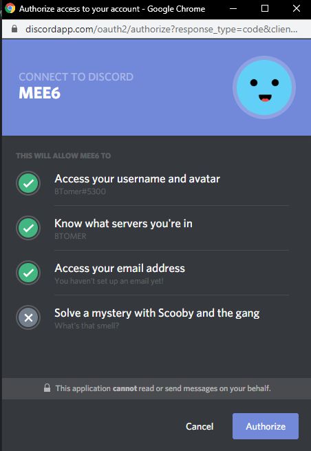 mee6 bot discord commands list