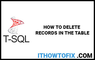 how-to-delete-records-in-the-table